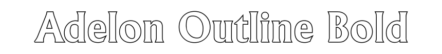Adelon Outline Bold