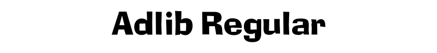 Adlib Regular