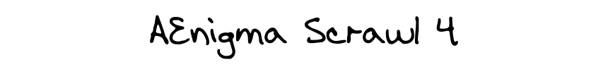 Ænigma Scrawl 4