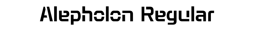 Alepholon Regular