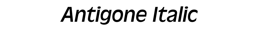 Antigone Italic