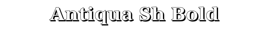 Antiqua Sh Bold