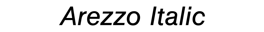 Arezzo Italic
