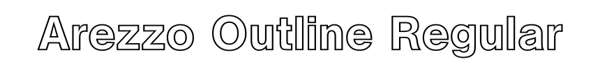 Arezzo Outline Regular