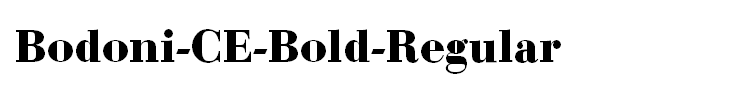 Bodoni-CE-Bold-Regular