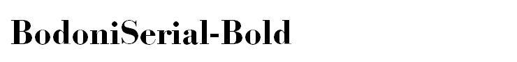 BodoniSerial-Bold