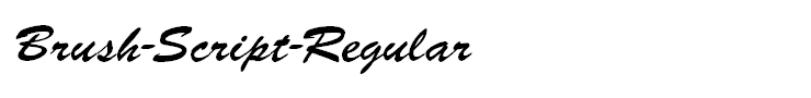 Brush-Script-Regular