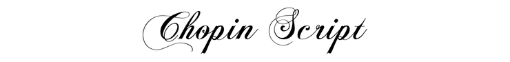 Chopin Script preview