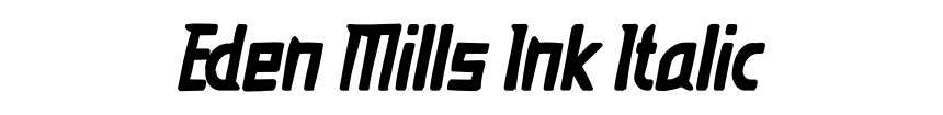 Eden Mills Ink Italic