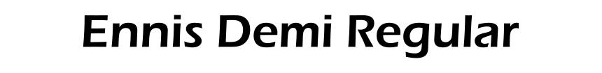 Ennis Demi Regular