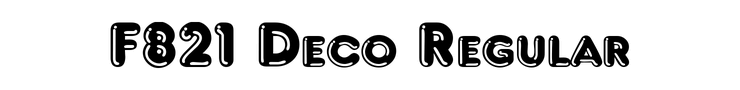 F821 Deco Regular preview