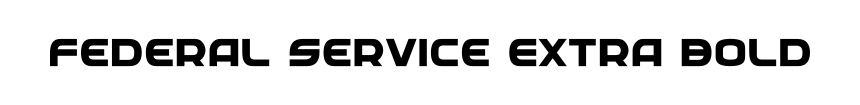 Federal Service Extra Bold