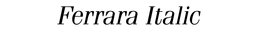 Ferrara Italic