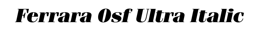 Ferrara Osf Ultra Italic