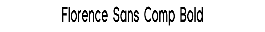 Florence Sans Comp Bold