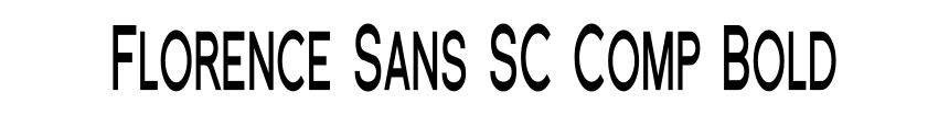 Florence Sans SC Comp Bold