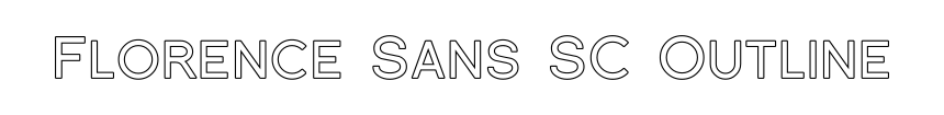 Florence Sans SC Outline