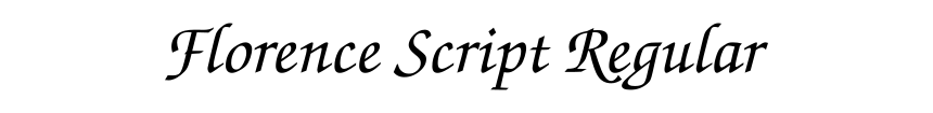 Florence Script Regular