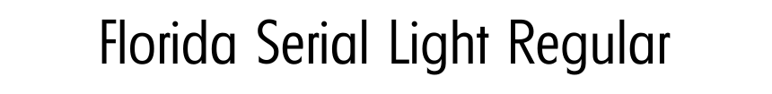 Florida Serial Light Regular