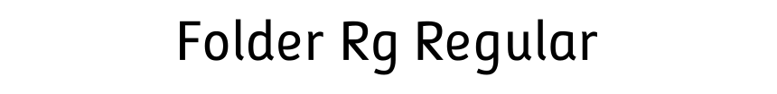 Folder Rg Regular