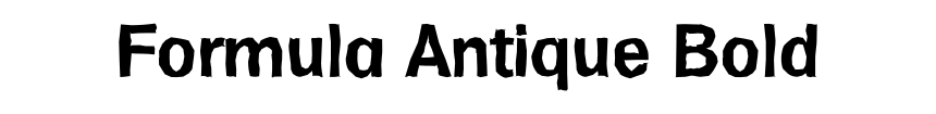Formula Antique Bold