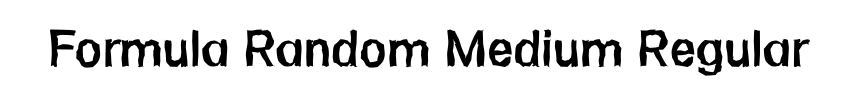 Formula Random Medium Regular