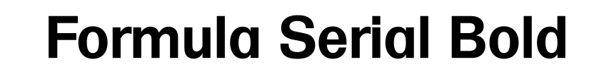 Formula Serial Bold