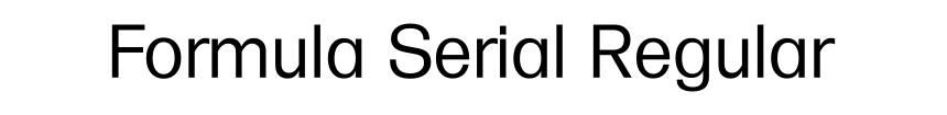 Formula Serial Regular