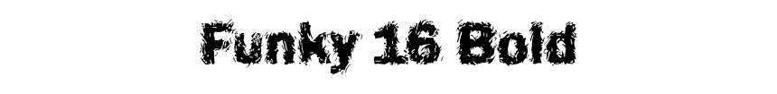 Funky 16 Bold