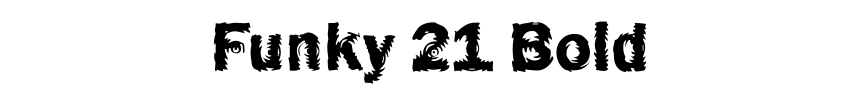 Funky 21 Bold