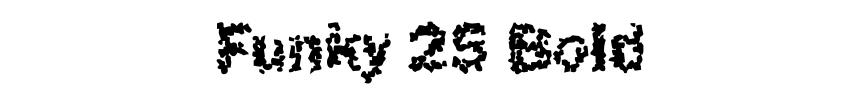 Funky 25 Bold