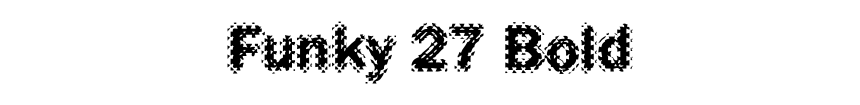 Funky 27 Bold