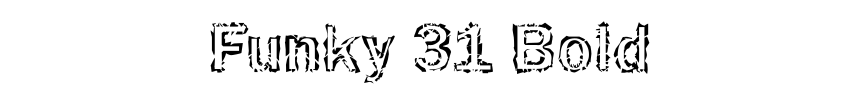Funky 31 Bold