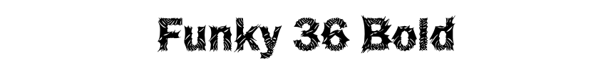 Funky 36 Bold