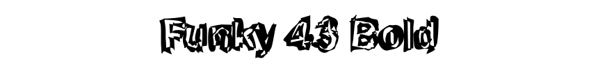 Funky 43 Bold