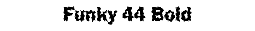 Funky 44 Bold