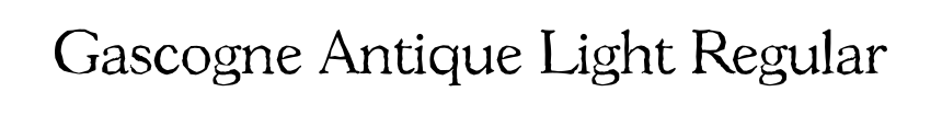 Gascogne Antique Light Regular