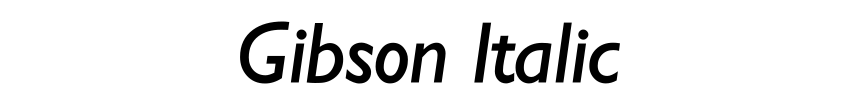 Gibson Italic