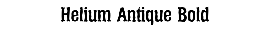 Helium Antique Bold