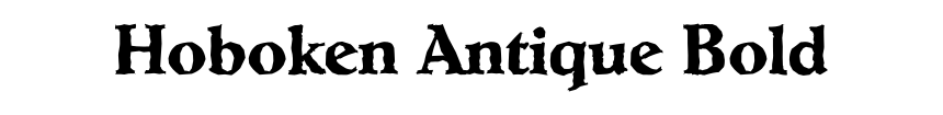 Hoboken Antique Bold