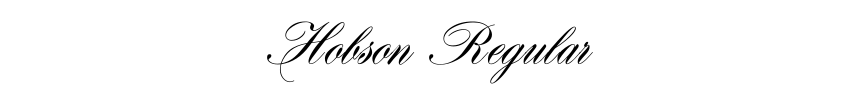Hobson Regular