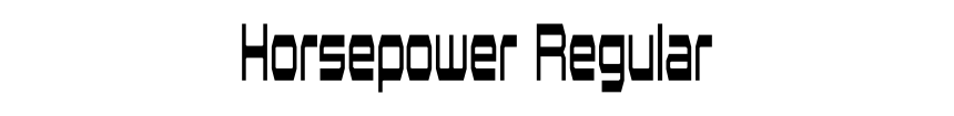 Horsepower Regular