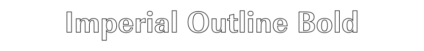 Imperial Outline Bold