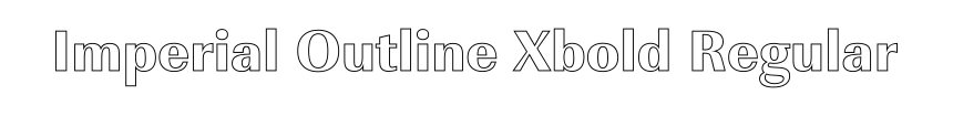 Imperial Outline Xbold Regular