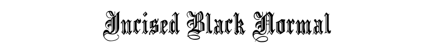 Incised Black Normal