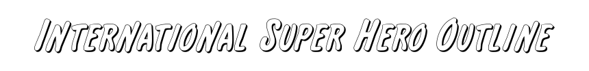 International Super Hero Outline