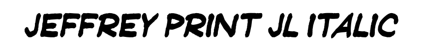 Jeffrey Print JL Italic