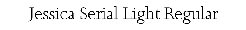 Jessica Serial Light Regular