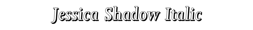 Jessica Shadow Italic