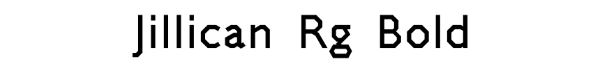 Jillican Rg Bold
